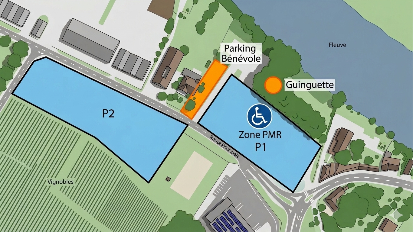 Plan des parkings